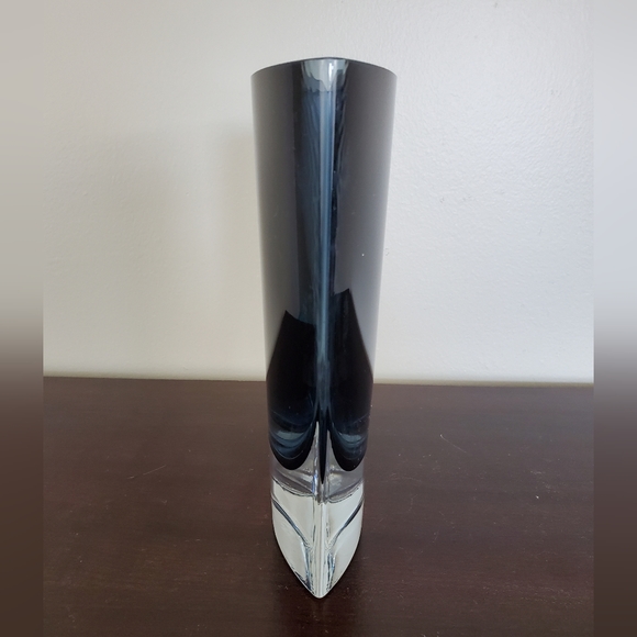 LSA International Smokey Blue Oval Glass Vase - Made In Poland - Picture 4 of 10